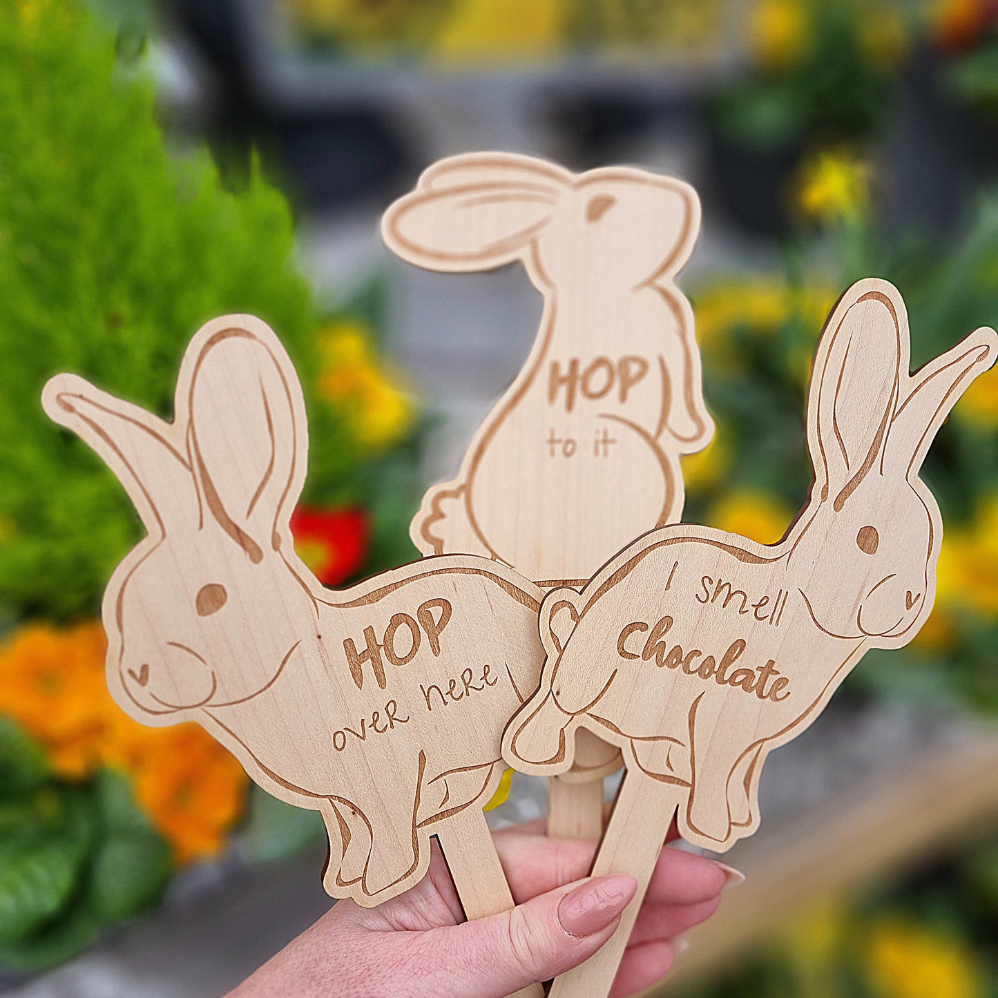 Bunny Rabbit Easter Treasure Hunt Set with Personalised Sign*