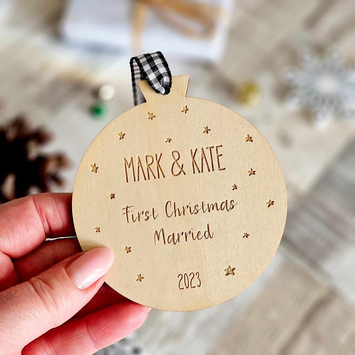 First Christmas Together/Married Bauble