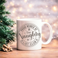 Naughty List Club Christmas Mug - Ceramic Christmas Mug