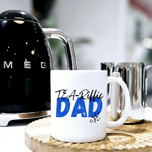 Tea-Riffic Dad Ceramic Mug