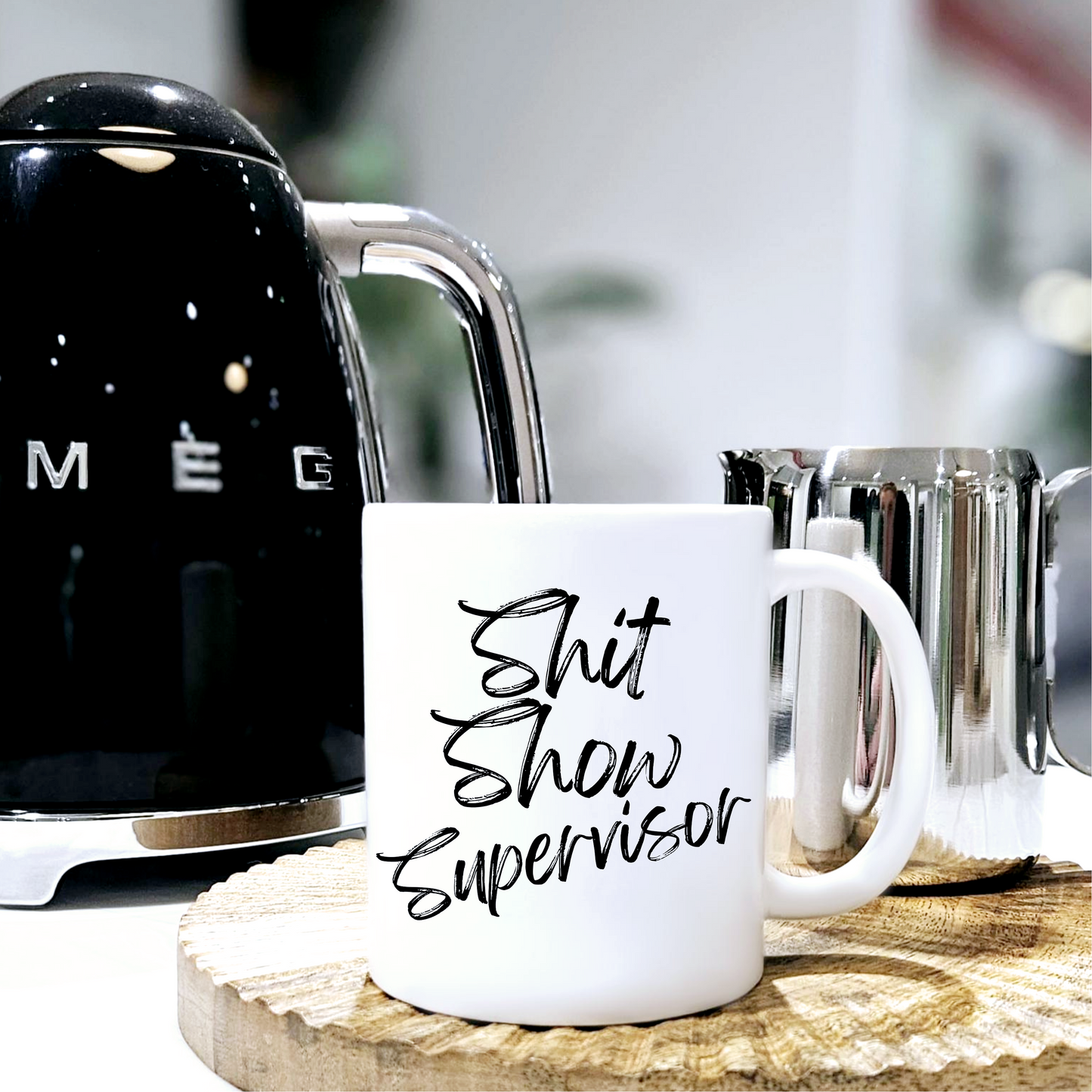 Shit Show Supervisor Ceramic Mug for Parents & Teachers