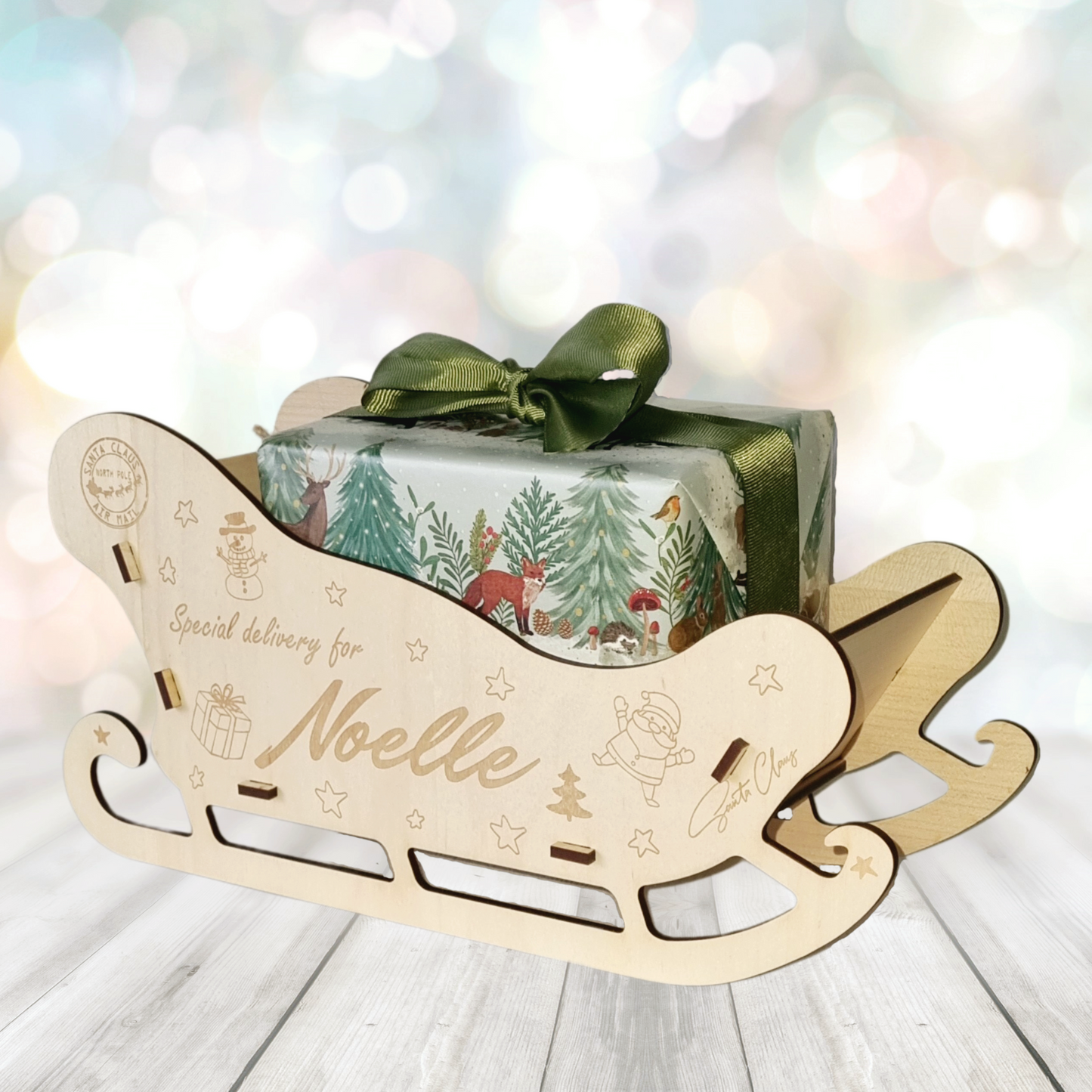 Personalised Christmas Sleigh - Christmas Eve Box