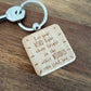 Shine Your Weird Light- Engraved Wooden Quote Keyring