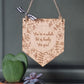 Wooden Pennant Plaque - You're Lovely