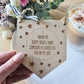 Wooden Pennant Plaque - Lucky Stars - Thank You Gift