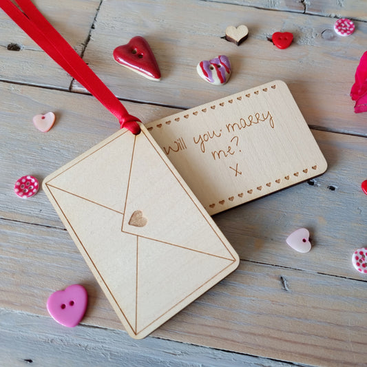 Valentine's Day Love Letter Secret Message Gift