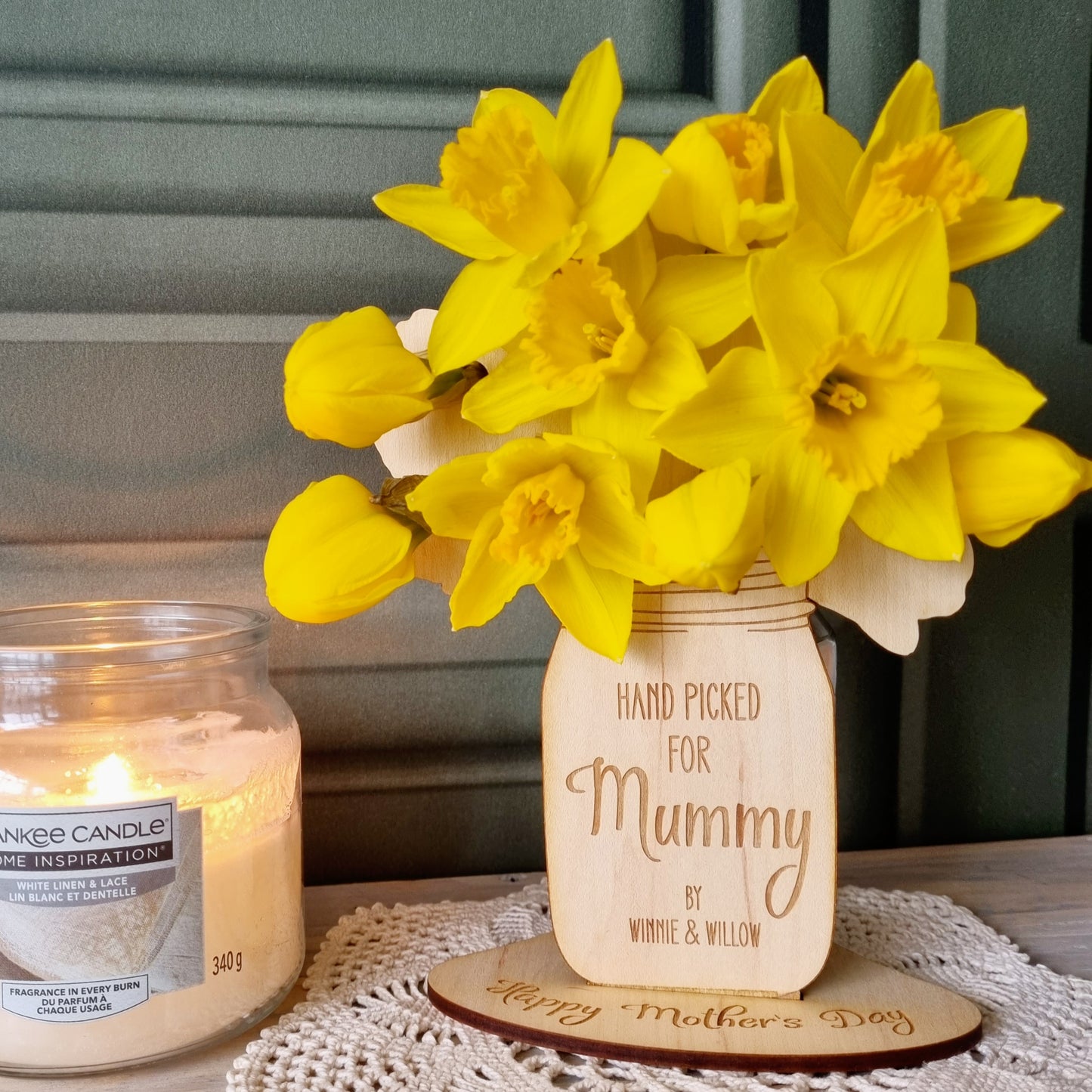 Personalised Flower Holder for Hand-Picked Flowers