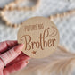 Future Big Brother/Sister Baby Announcement Photo Prop - Star Design