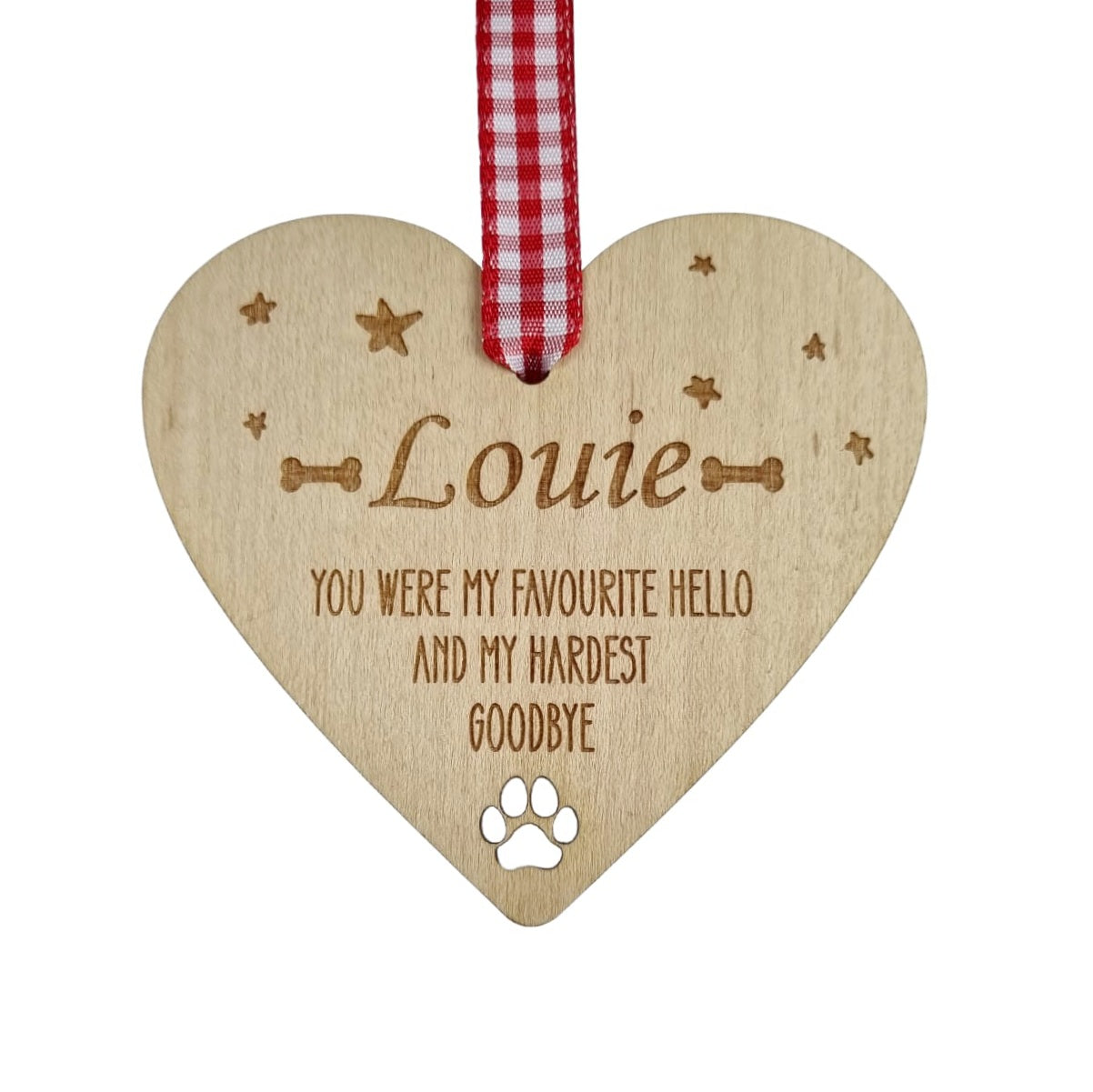 Pet Heart Memorial Decoration