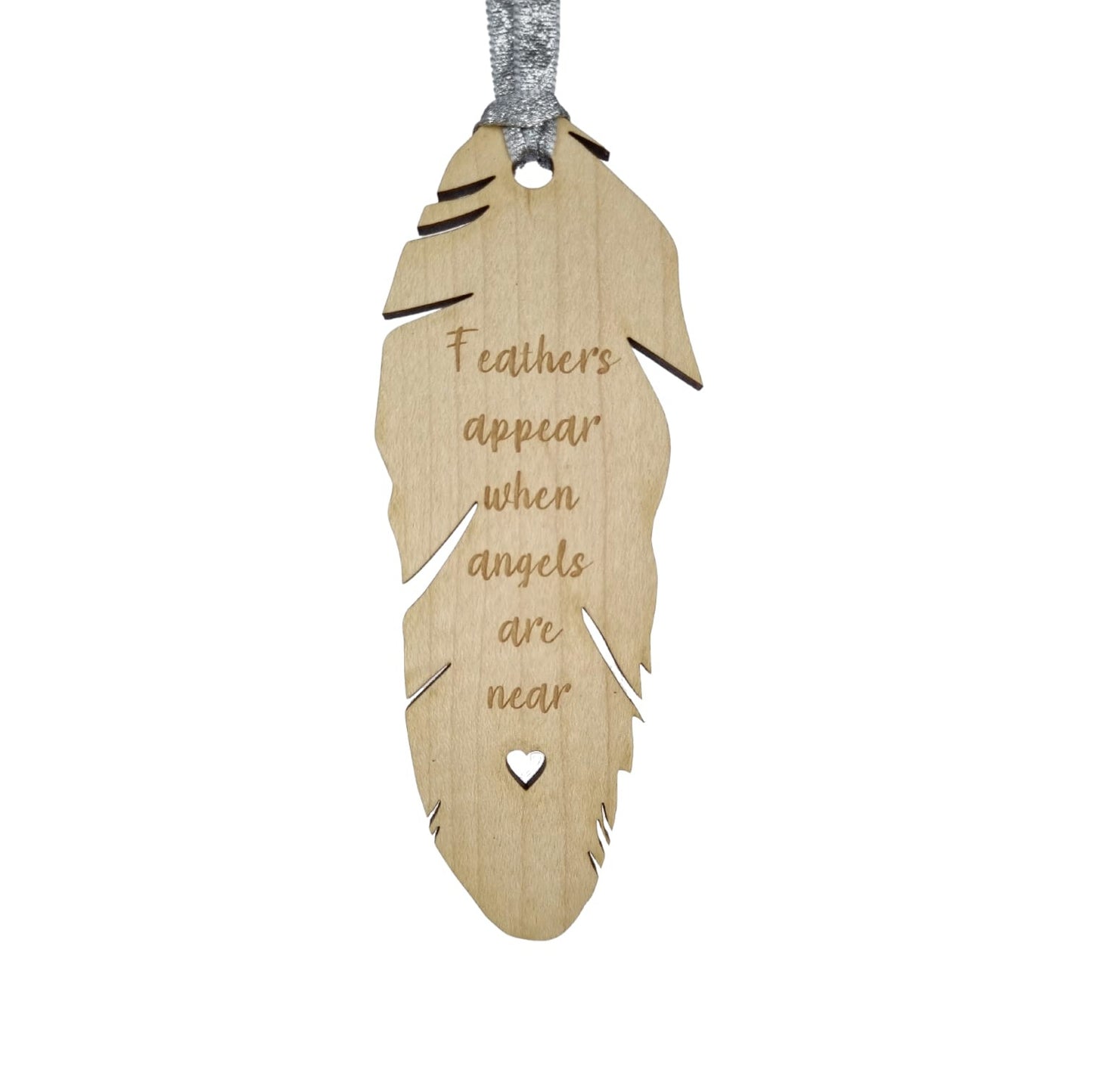 Feather Christmas Memorial Decoration