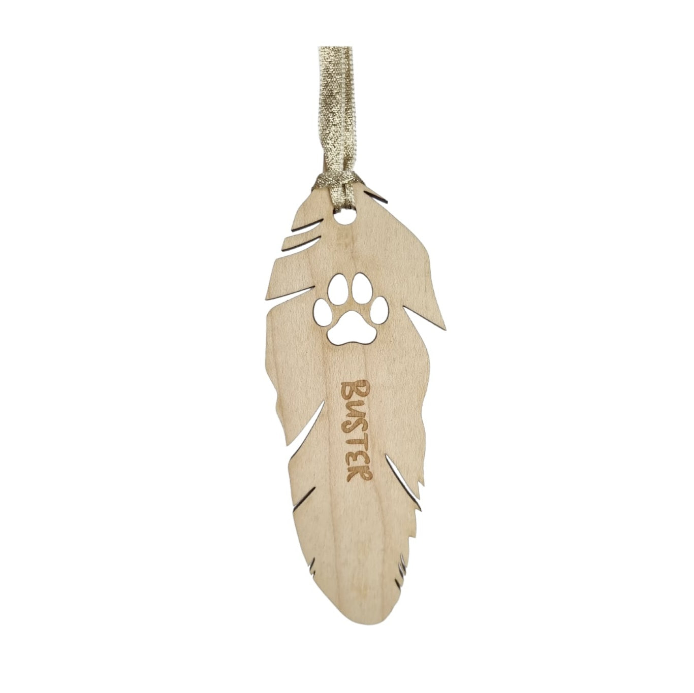 Feather Memorial Christmas Decoration for Dog