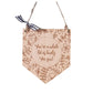 Wooden Pennant Plaque - You're Lovely