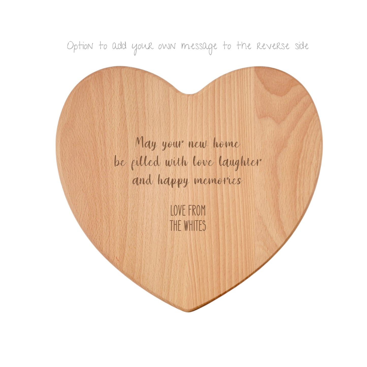 Heart Design Personalised Mini Serving Board For Couples