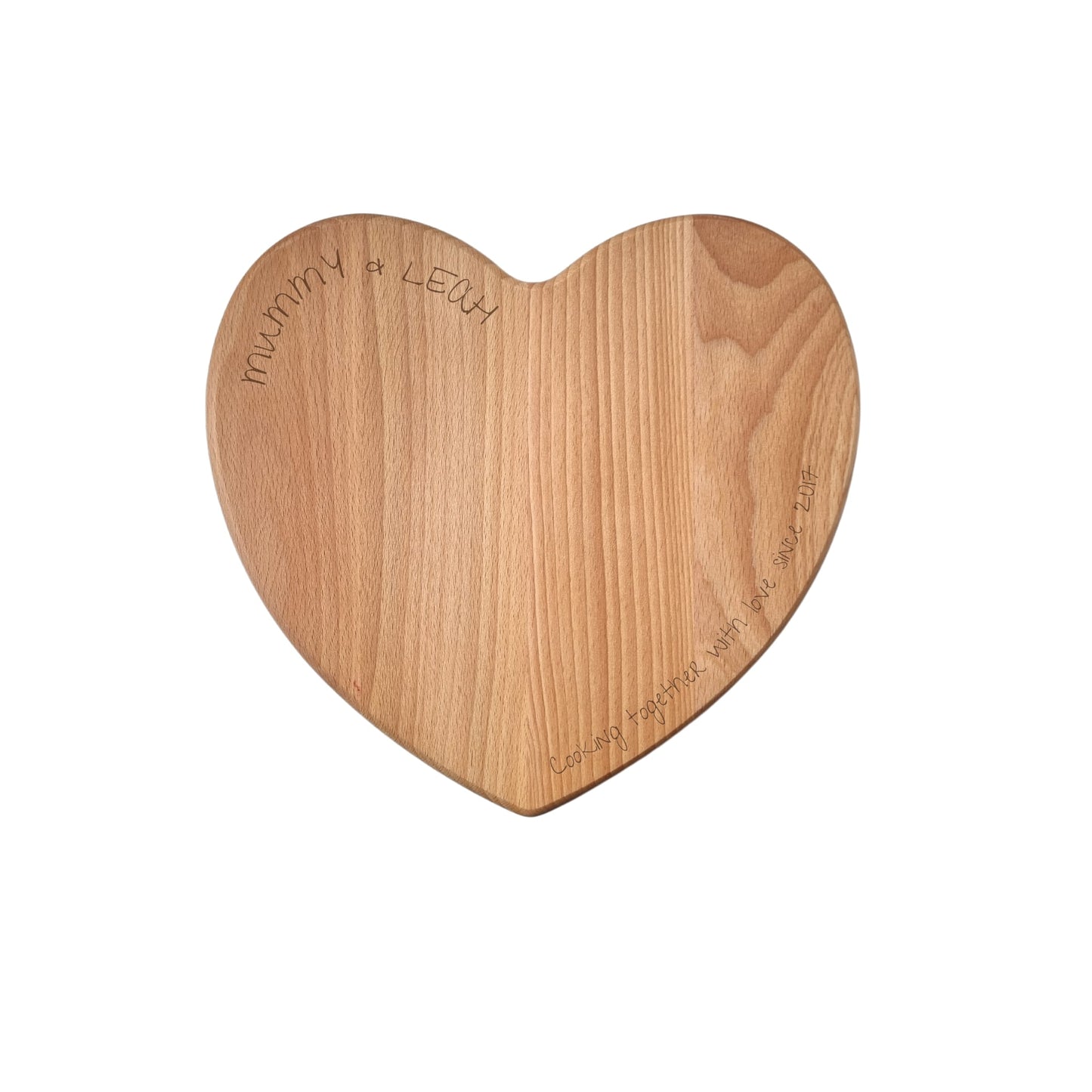 Heart Mini Personalised Serving Board - Cooking Together With Love