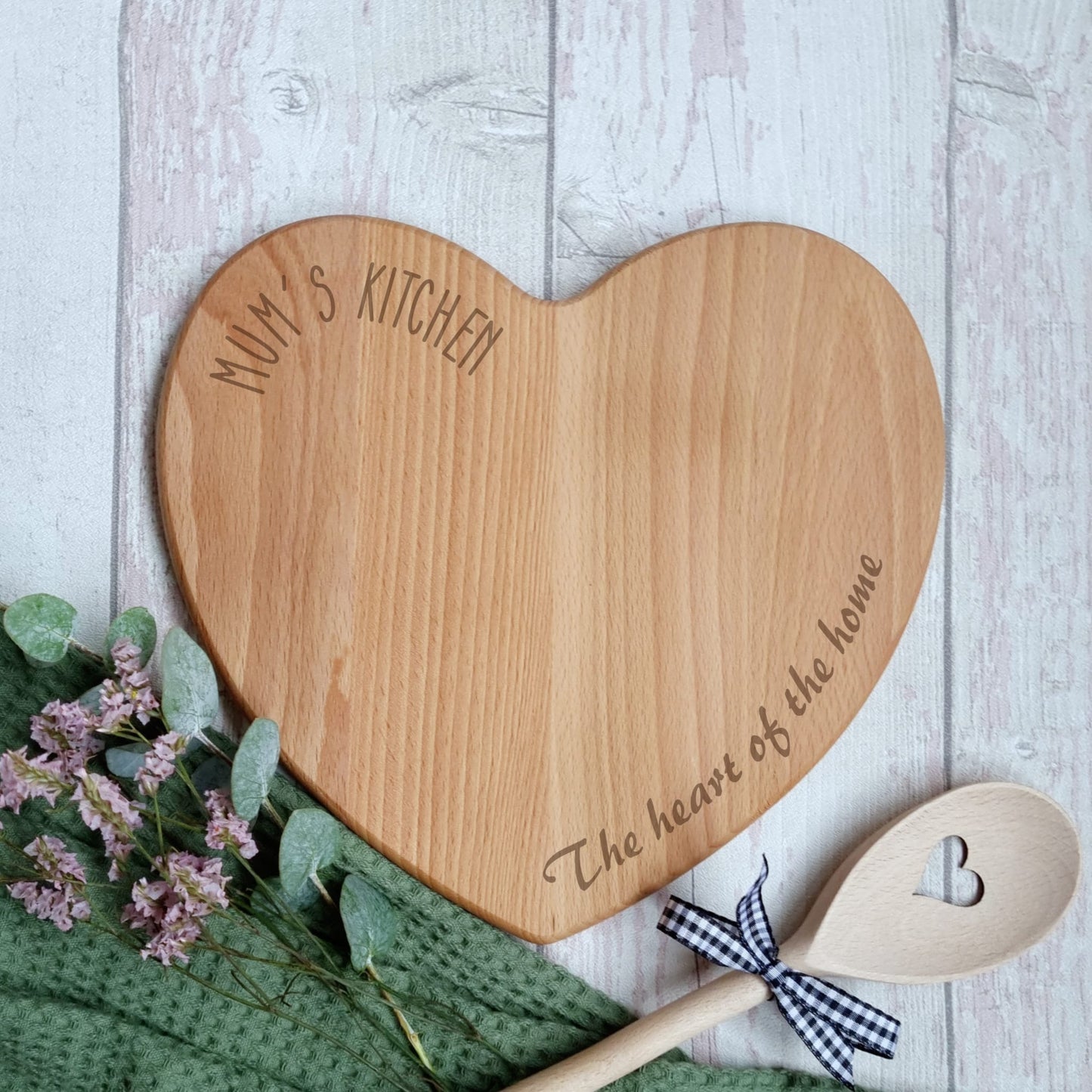 Heart Design Personalised Mini Serving Board - The Heart of the Home