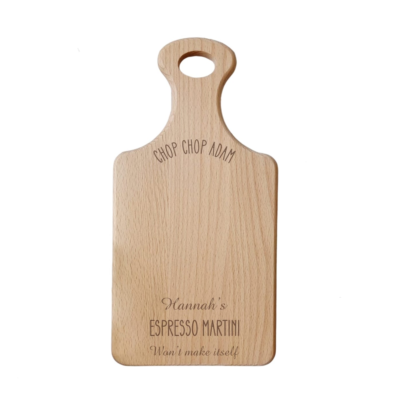 Personalised Serving Board - Chop Chop!