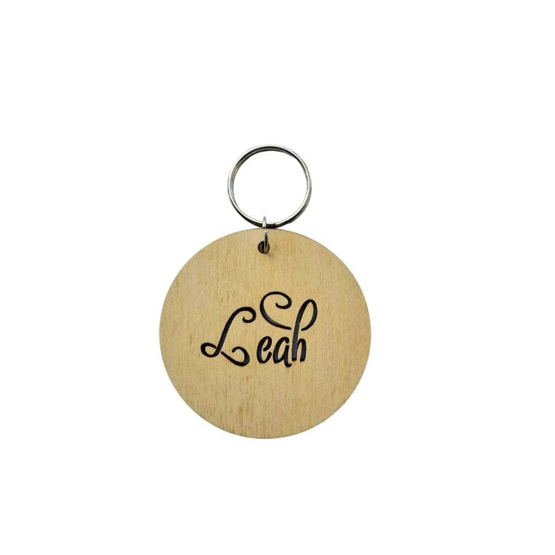 Cut Out Keyring - Script Font - Name Tag - Bag Tag - Place Setting